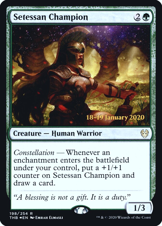 Setessan Champion — Theros Beyond Death Promos 198s/137