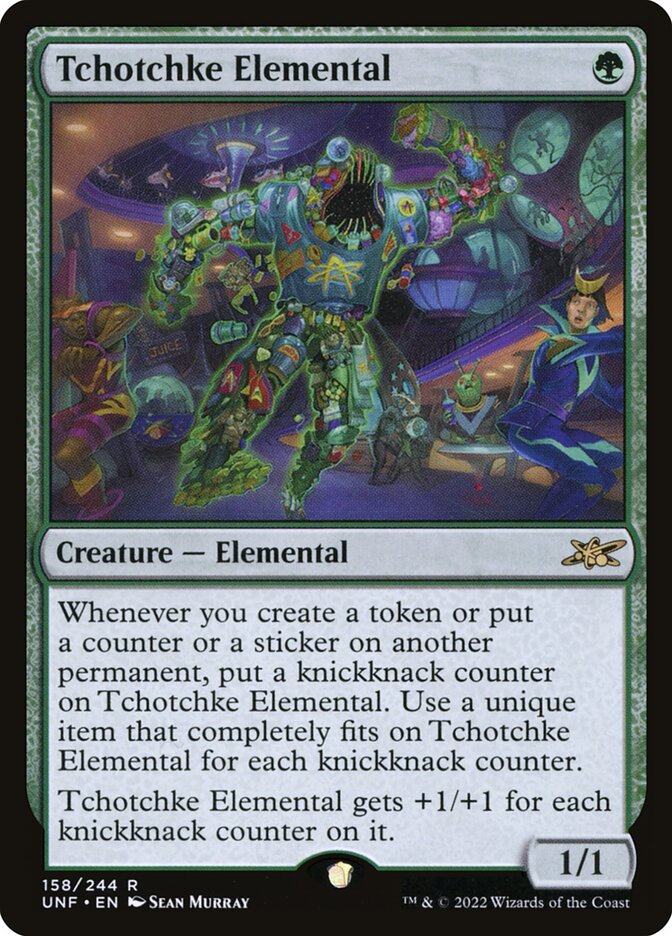 Tchotchke Elemental — Unfinity 158/639