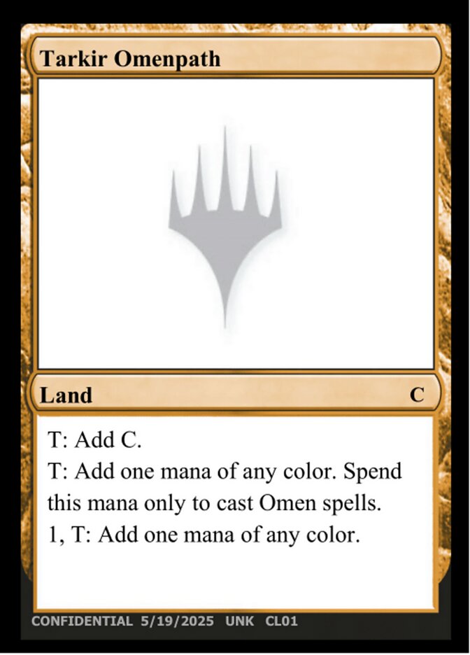 Tarkir Omenpath — Unknown Event CL01/512