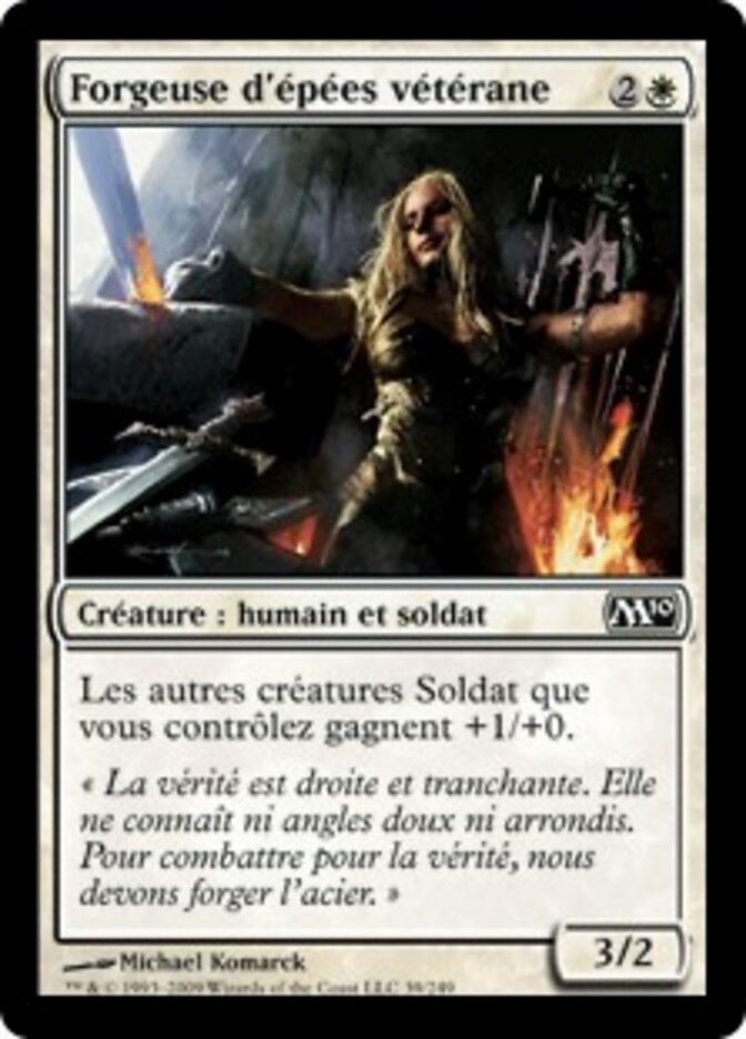 Forgeuse d'épées vétérane — Magic 2010 39/249
