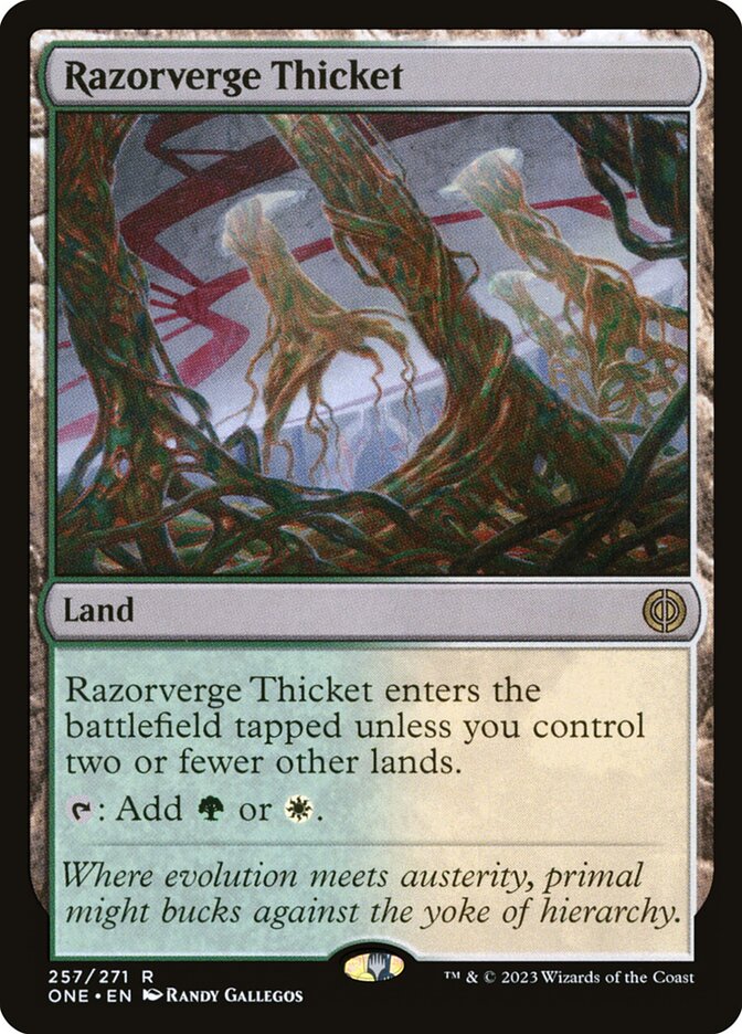 Razorverge Thicket — Phyrexia: All Will Be One 257/479