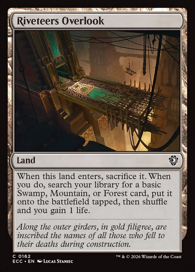 Riveteers Overlook — Lorwyn Eclipsed Commander 162/176