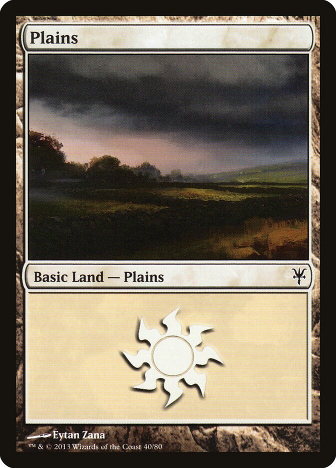 Plains — Duel Decks: Sorin vs. Tibalt 40/80