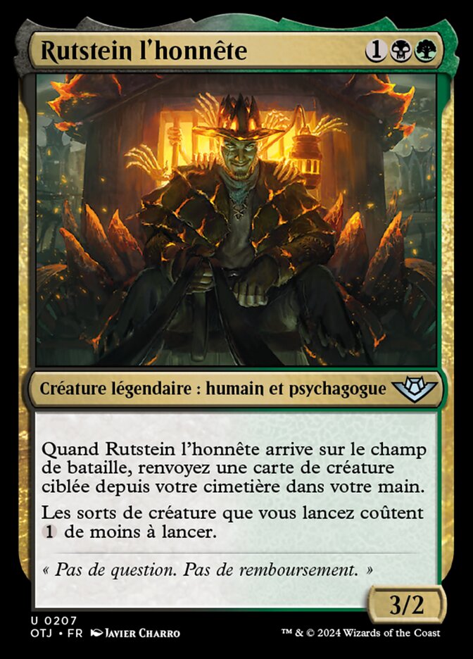 Rutstein l'honnête — Outlaws of Thunder Junction 207/374