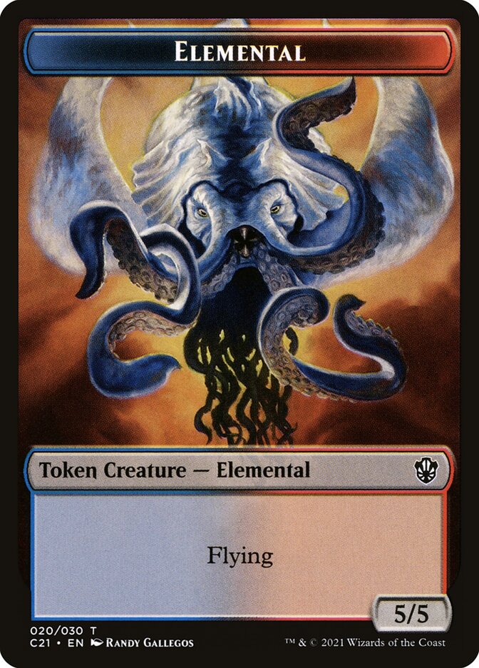 Elemental — Commander 2021 Tokens 20/30