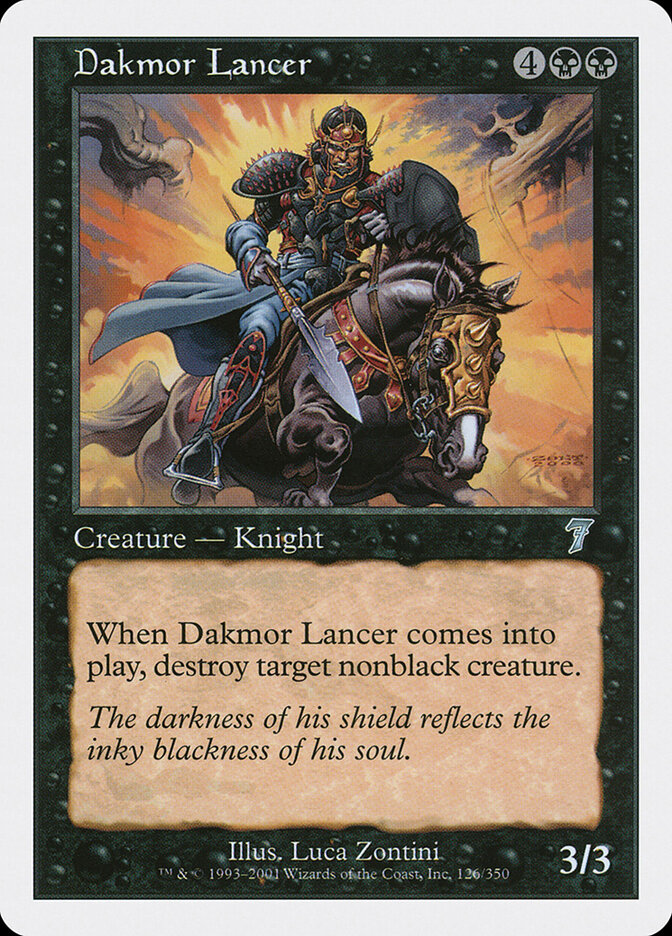 Dakmor Lancer — Seventh Edition 126/708