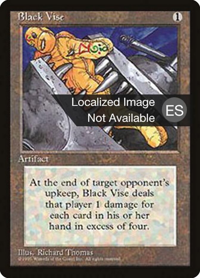 Black Vise — Fourth Edition Foreign Black Border 299/378
