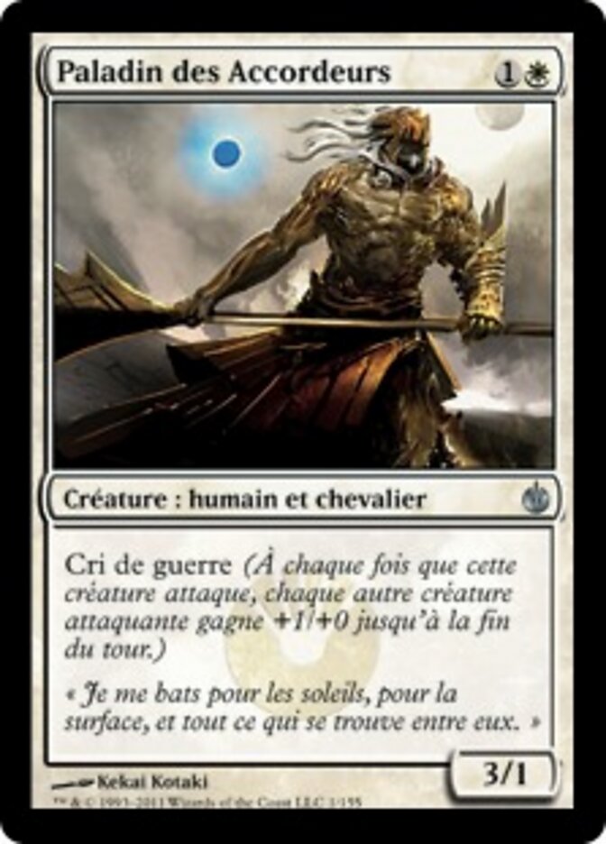Paladin des Accordeurs — Mirrodin Besieged 1/155