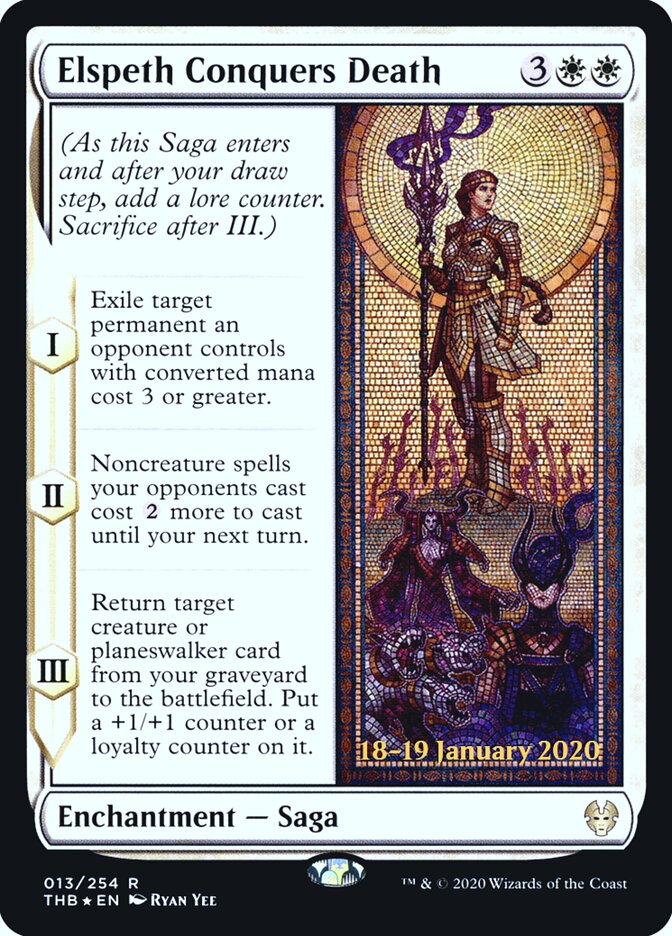 Elspeth Conquers Death — Theros Beyond Death Promos 13s/137