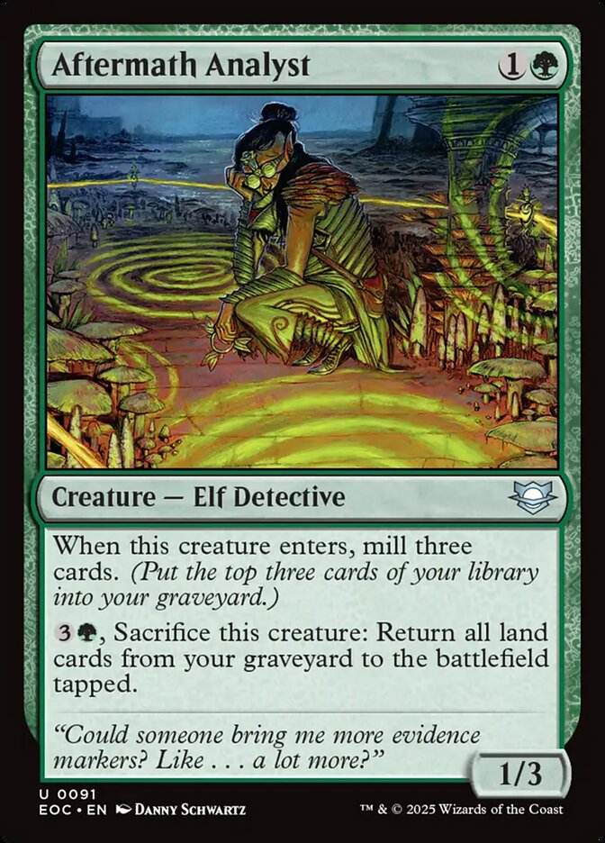 Aftermath Analyst — Edge of Eternities Commander 91/191