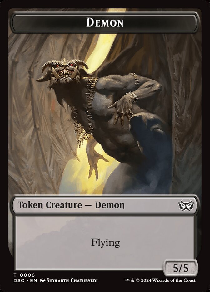 Demon — Duskmourn Commander Tokens 6/23