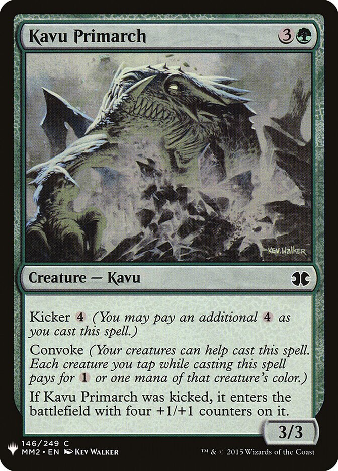 Kavu Primarch — The List MM2-146/5581