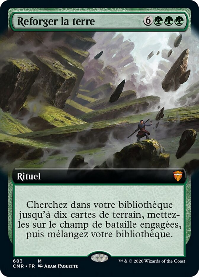 Reforger la terre — Commander Legends 683/718