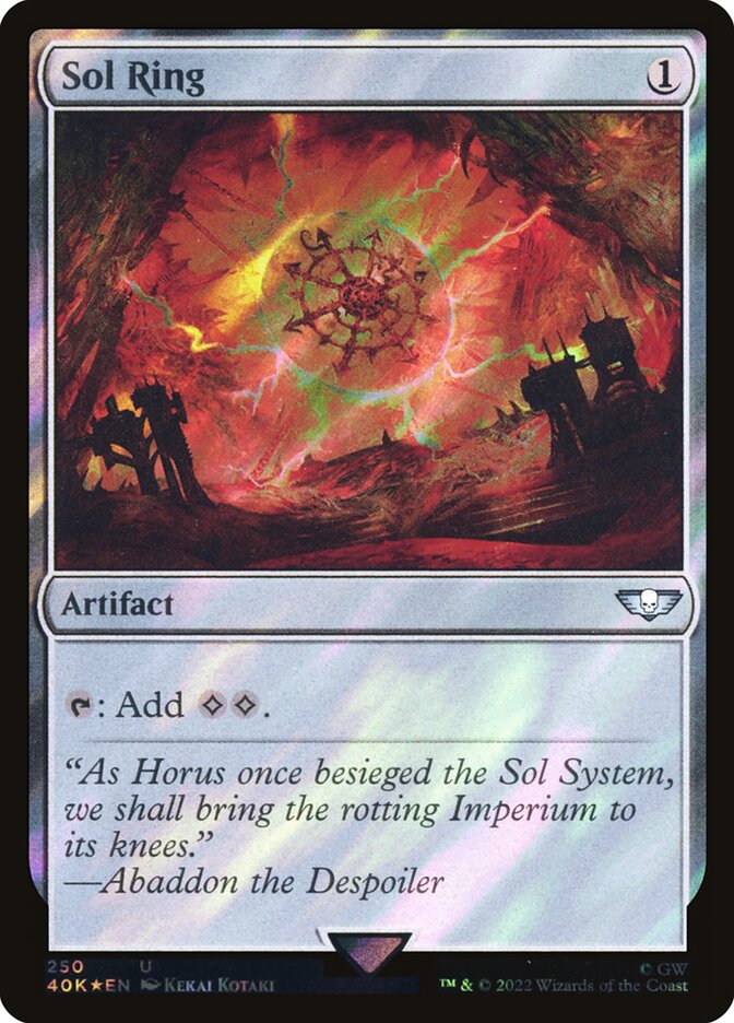 Sol Ring — Warhammer 40,000 Commander 250★/617