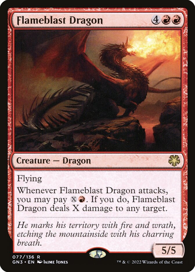 Flameblast Dragon — Game Night: Free-for-All 77/135
