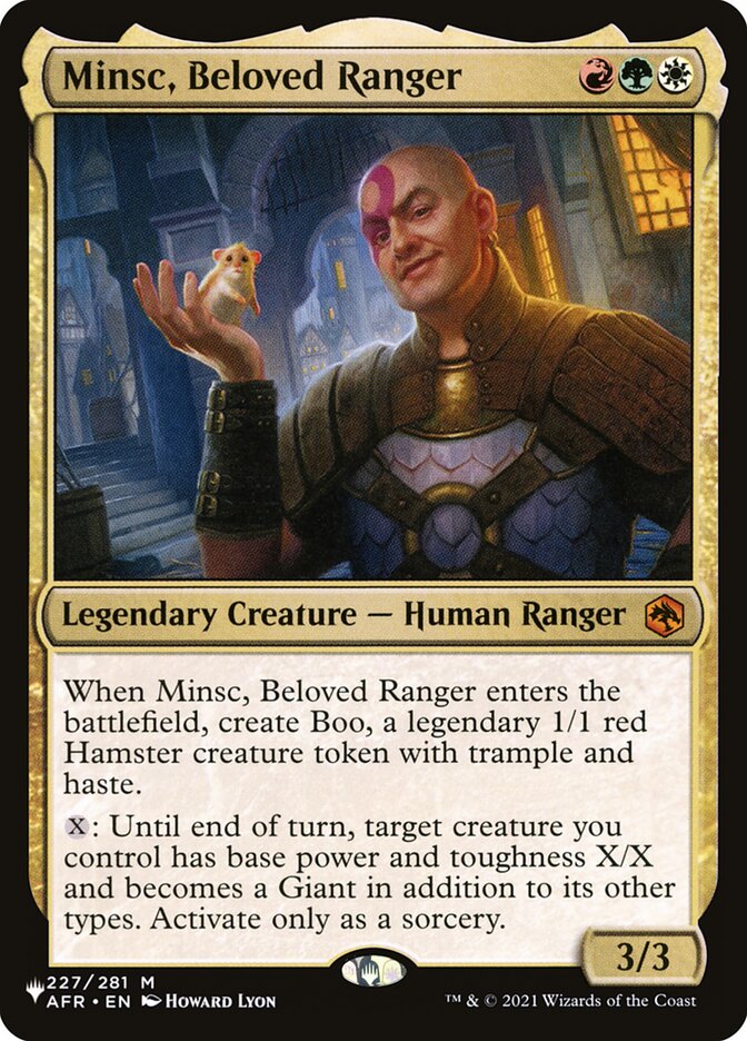 Minsc, Beloved Ranger — The List AFR-227/5581