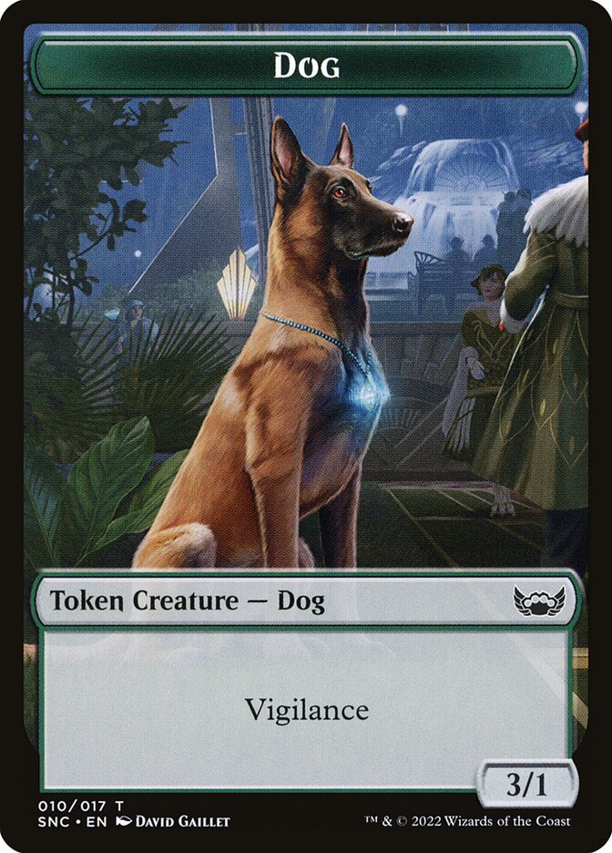 Dog — Streets of New Capenna Tokens 10/19