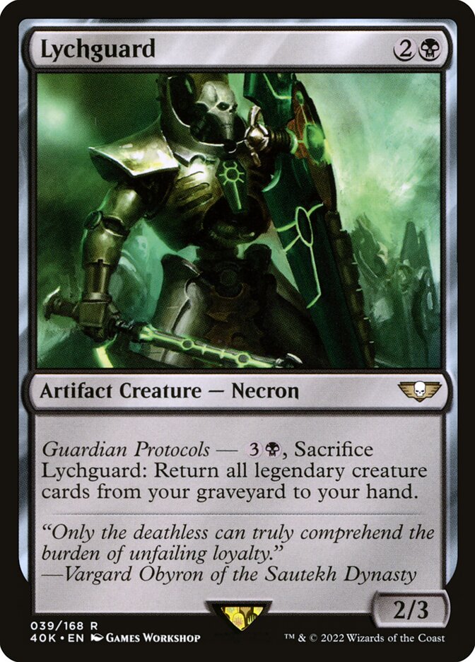 Lychguard — Warhammer 40,000 Commander 39/617
