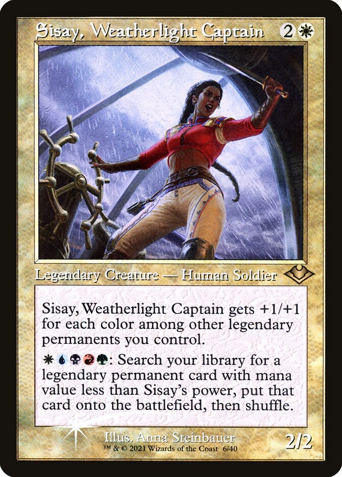 Sisay, Weatherlight Captain — Modern Horizons 1 Timeshifts 6/40