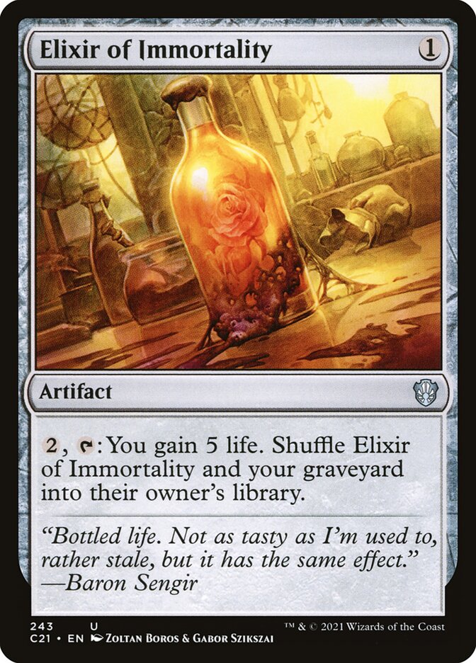 Elixir of Immortality — Commander 2021 243/409