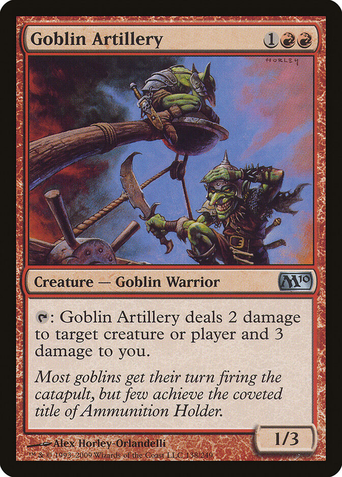 Goblin Artillery — Magic 2010 138/249