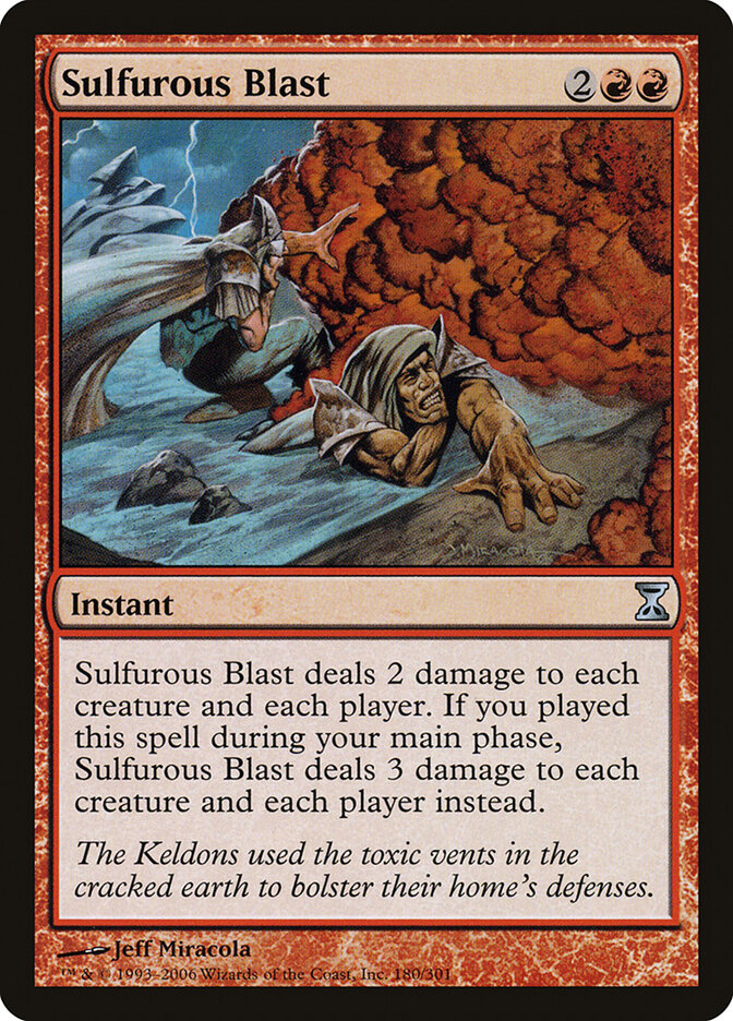 Sulfurous Blast — Time Spiral 180/301