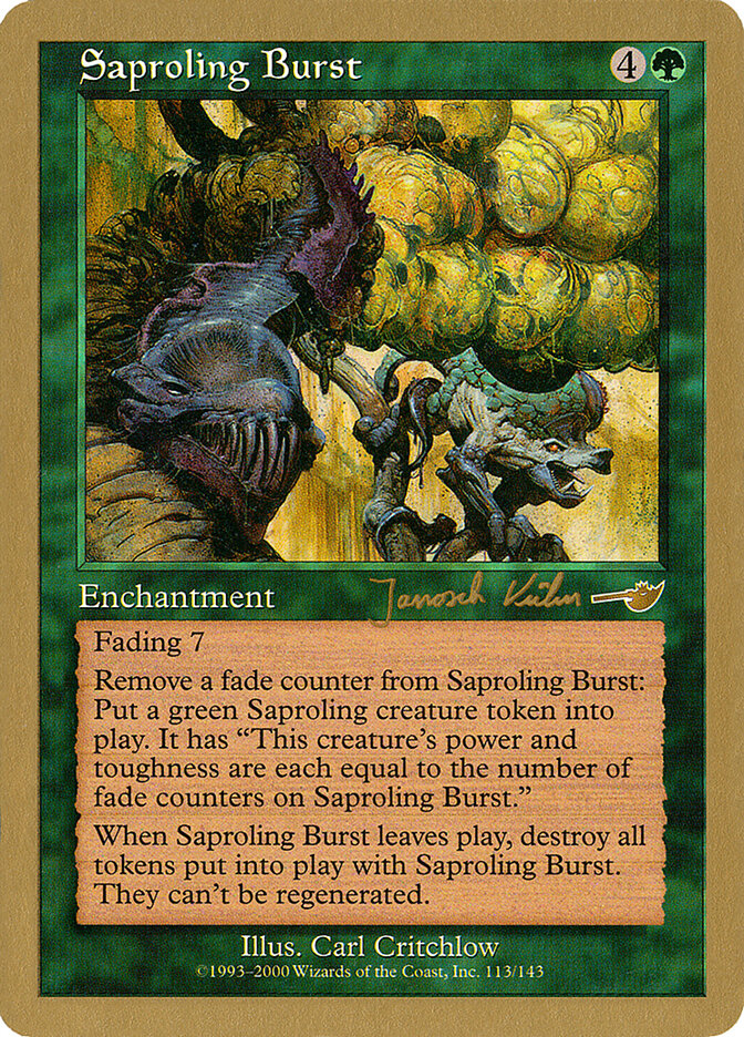Saproling Burst — World Championship Decks 2000 jk113/117