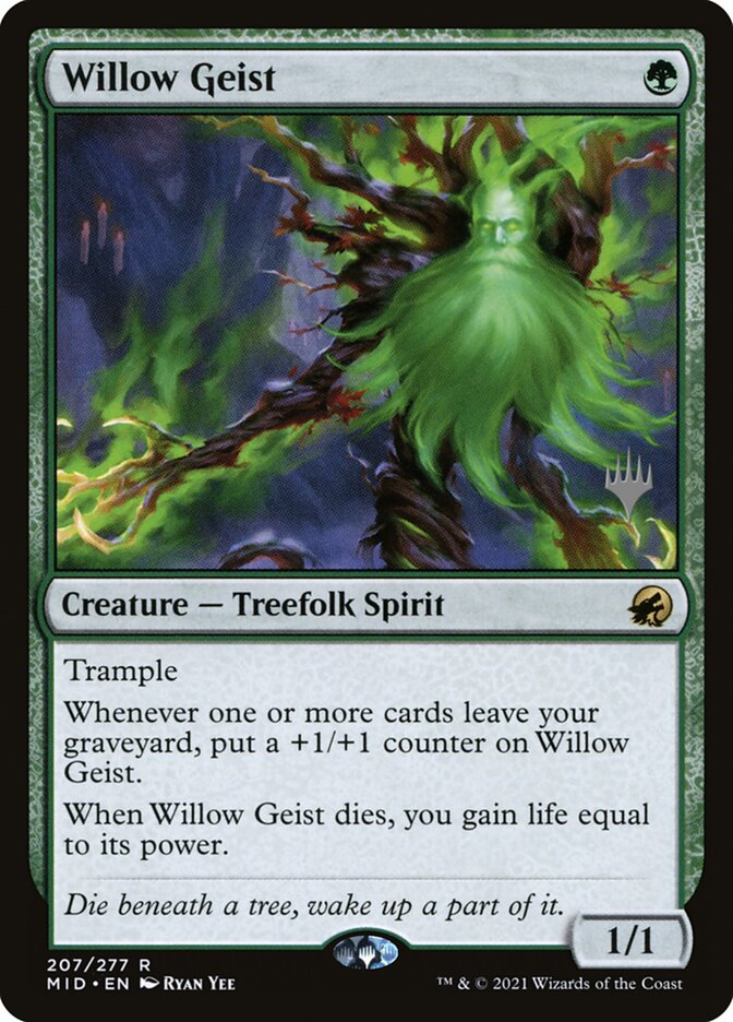 Willow Geist — Innistrad: Midnight Hunt Promos 207p/155