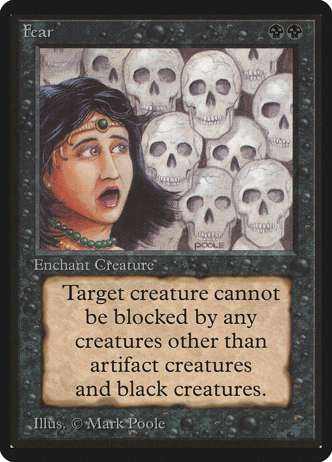 Fear — Limited Edition Beta 109/302