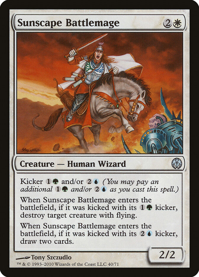 Sunscape Battlemage — Duel Decks: Phyrexia vs. the Coalition 40/71