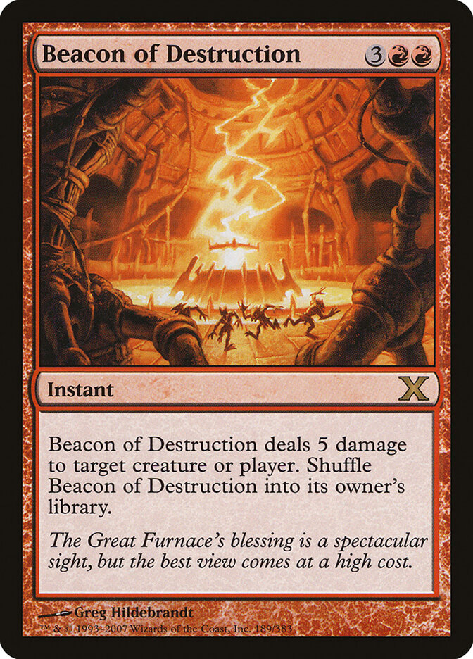 Beacon of Destruction — Tenth Edition 189/510