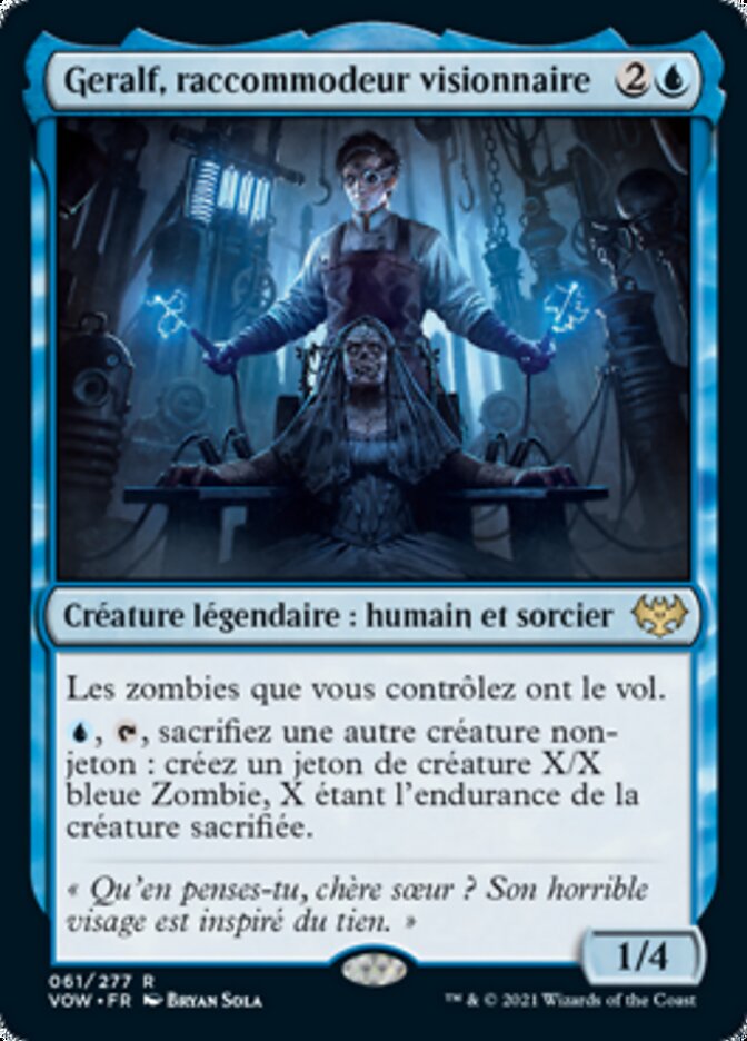 Geralf, raccommodeur visionnaire — Innistrad: Crimson Vow 61/423