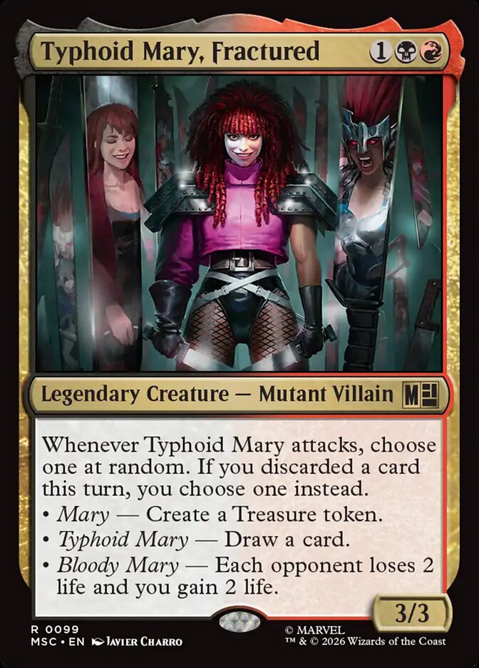 Typhoid Mary, Fractured — Marvel Super Heroes Commander 99/866