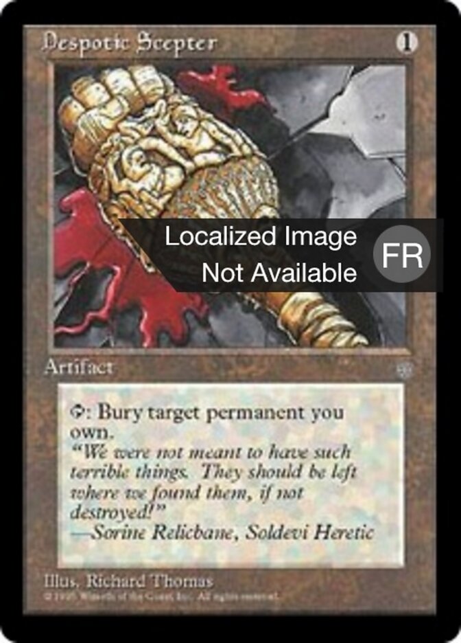 Sceptre du despote — Ice Age 316/383