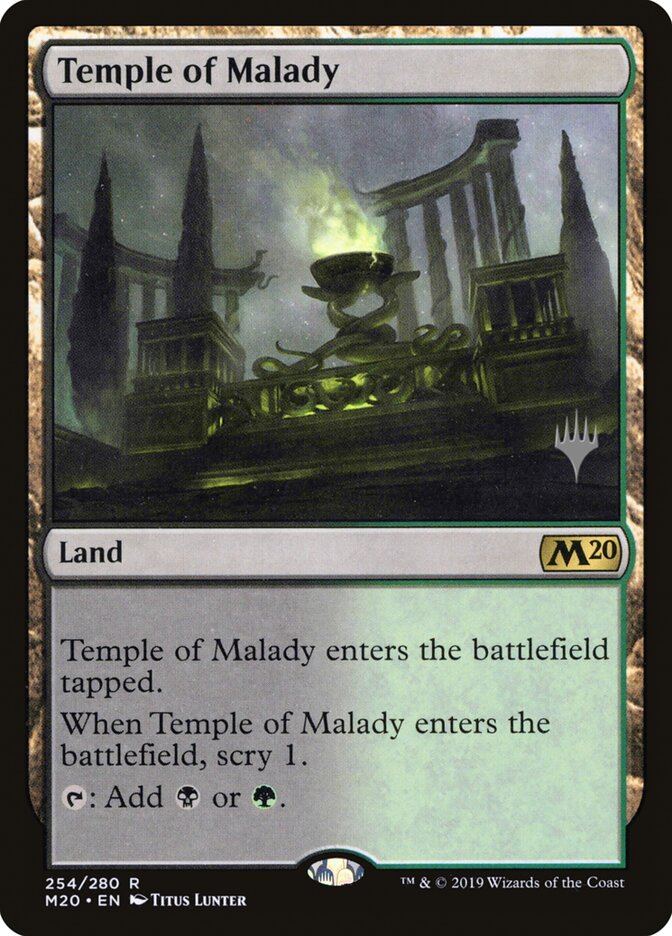 Temple of Malady — Core Set 2020 Promos 254p/144