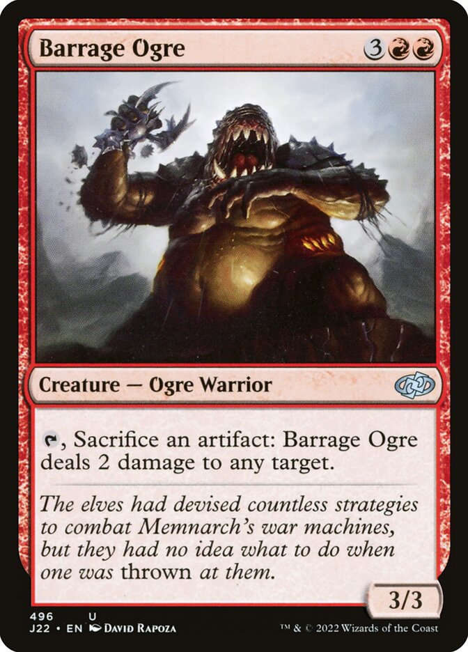 Ogre de barrage — Jumpstart 2022 496/835