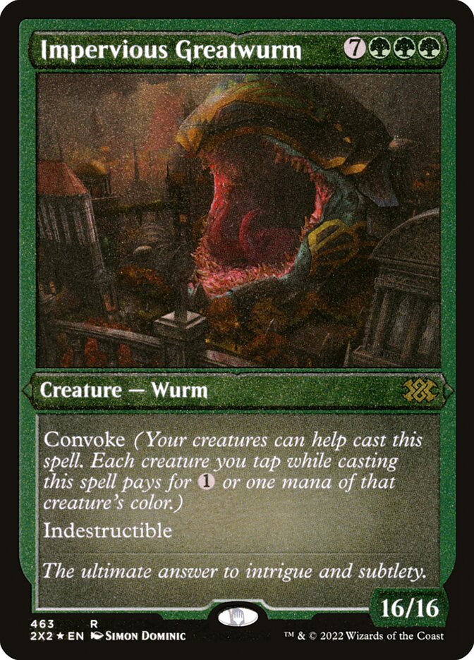 Impervious Greatwurm — Double Masters 2022 463/579