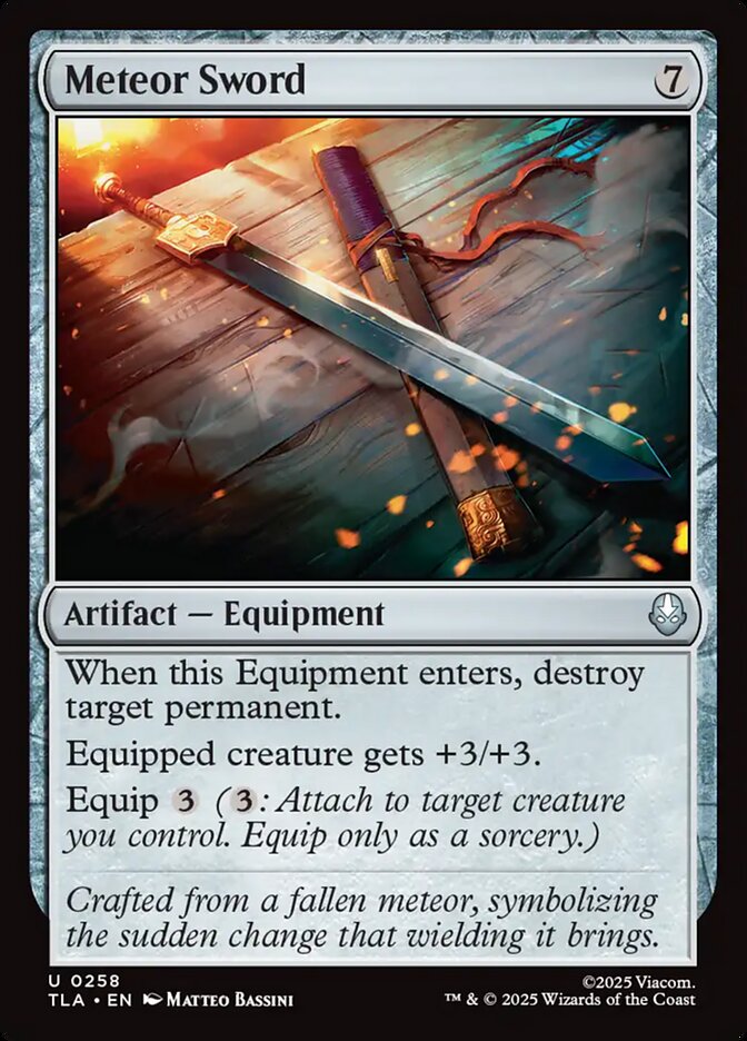 Meteor Sword — Avatar: The Last Airbender 258/394