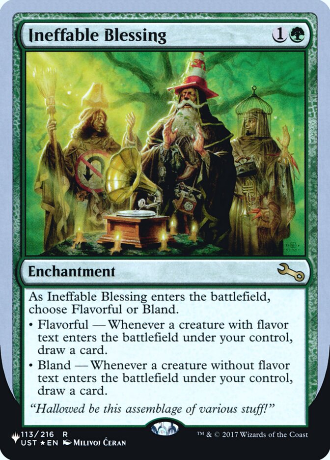 Ineffable Blessing — The List (Unfinity Foil Edition) 38/62