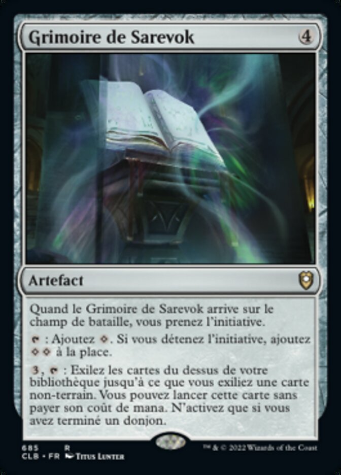 Grimoire de Sarevok — Commander Legends: Battle for Baldur's Gate 685/936