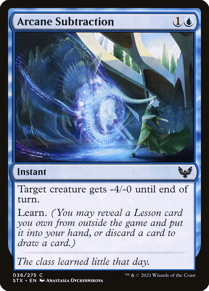 Arcane Subtraction — Strixhaven: School of Mages 36/393