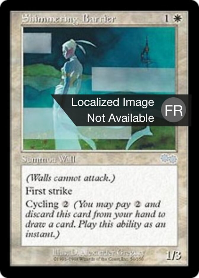 Barrière chatoyante — Urza's Saga 50/357