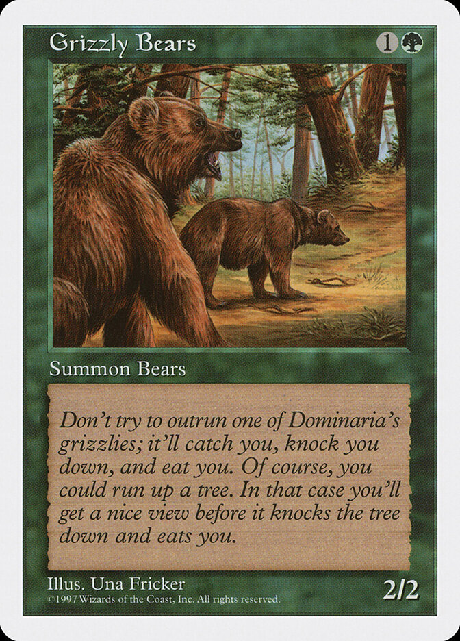 Grizzly Bears — Fifth Edition 301/455