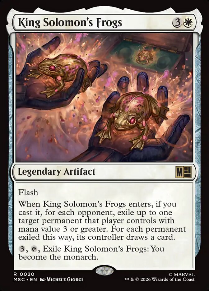 King Solomon's Frogs — Marvel Super Heroes Commander 20/866