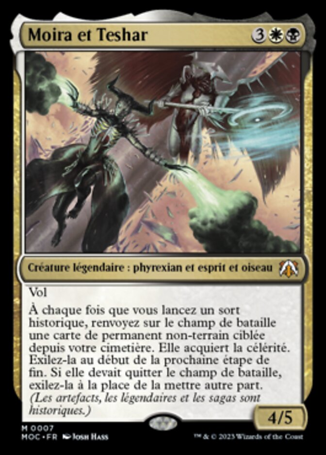 Moira et Teshar — March of the Machine Commander 7/450