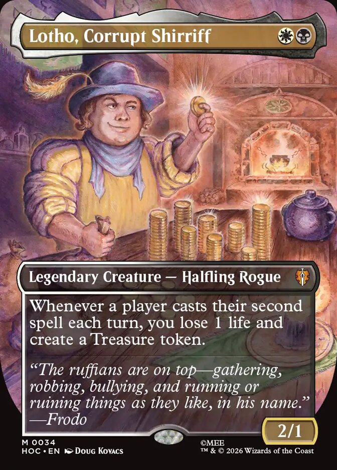 Lotho, Corrupt Shirriff — The Hobbit Eternal 34/158