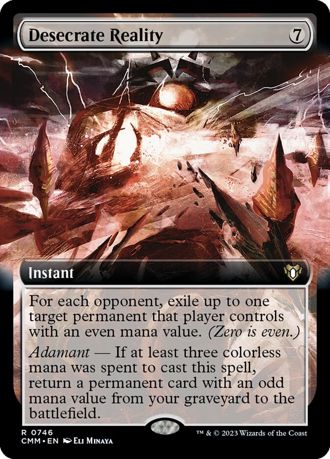 Desecrate Reality — Commander Masters 746/1067