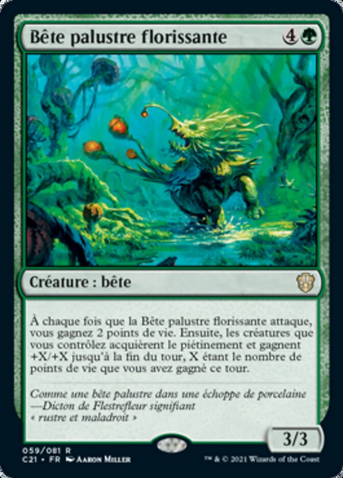 Bête palustre florissante — Commander 2021 59/409