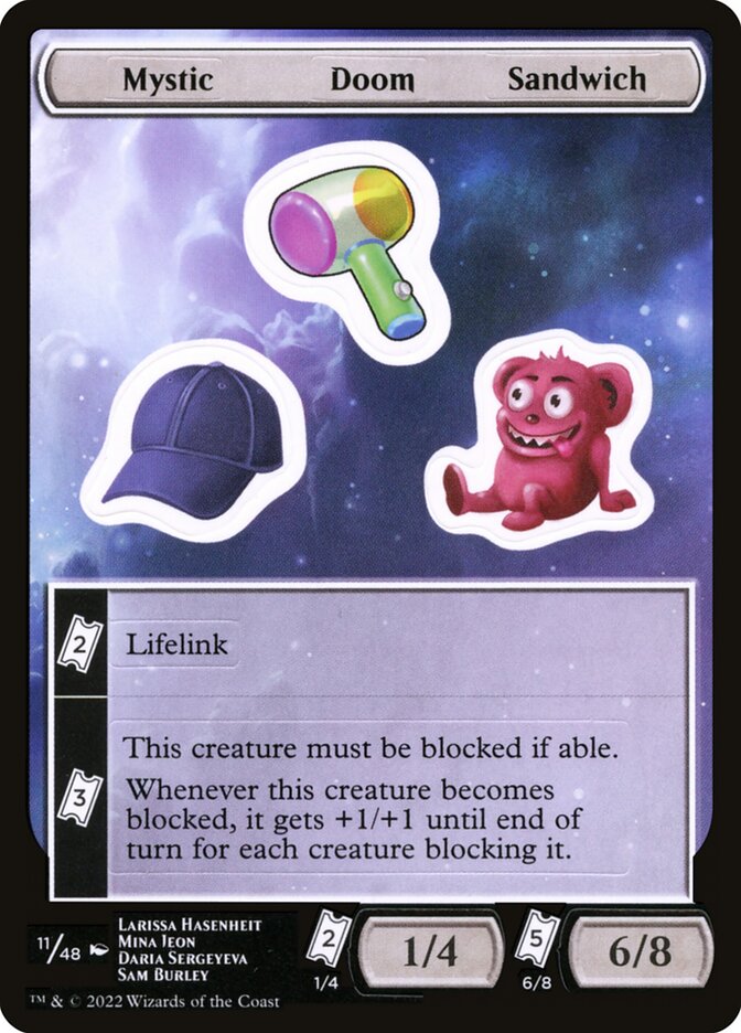 Mystic Doom Sandwich — Unfinity Sticker Sheets 11/48