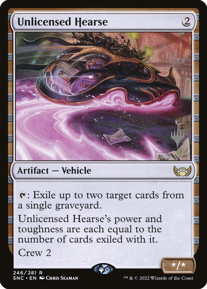 Unlicensed Hearse — Streets of New Capenna Promos 246p/161